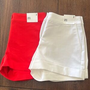 Express Vibrant Red Shorts